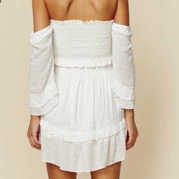 Blue Life Leska Swiss Dot Mini Dress - Picture 2 of 3